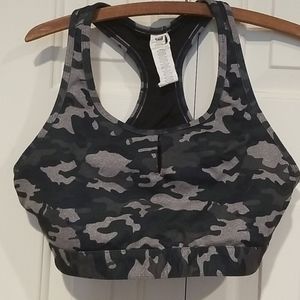 Fabletics camo sports bra - medium